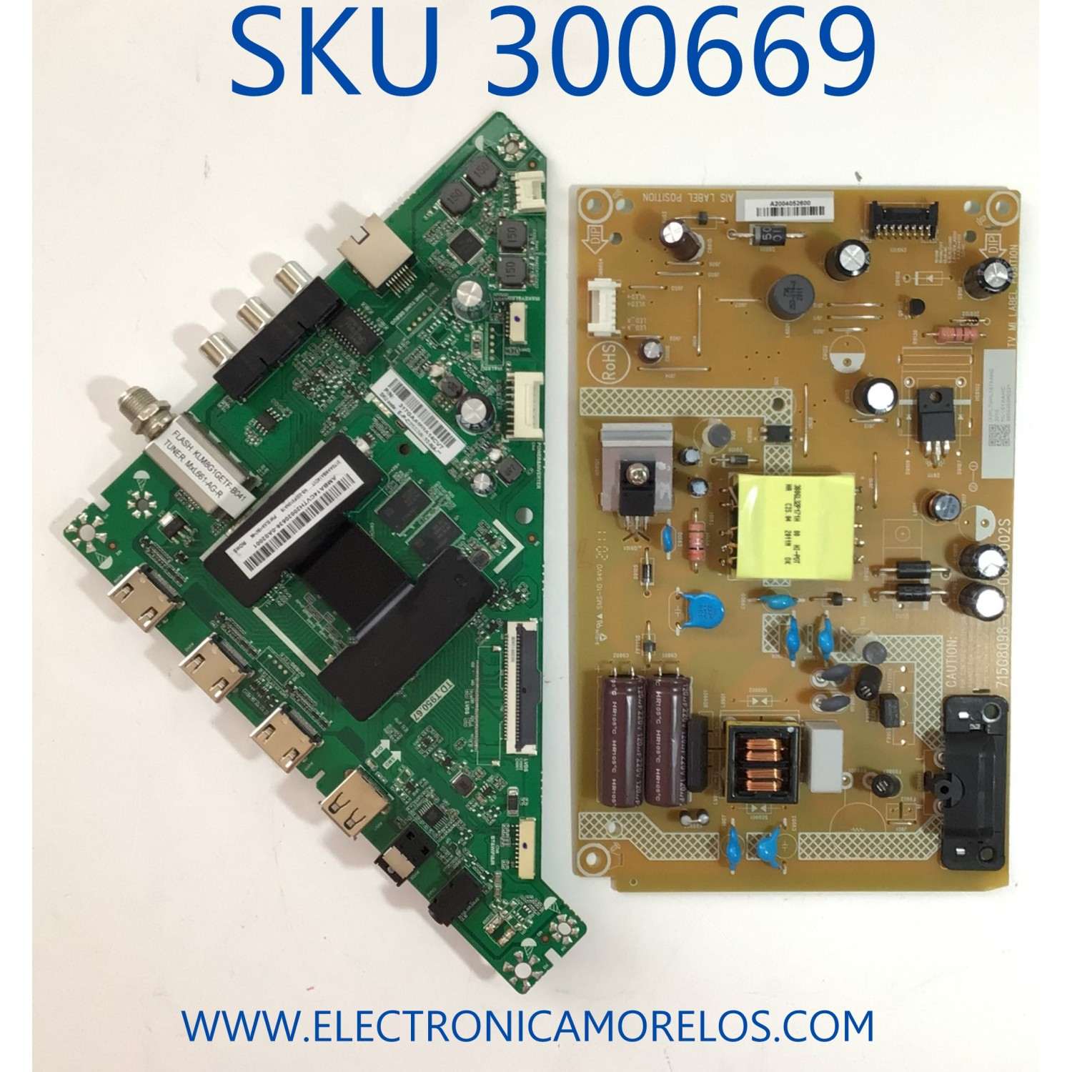 KIT DE TARJETAS PARA TV INSIGNIA / MAIN 317GAAMBA14CVT / TD.T950.67 / E-P-C2SS3W-32-NA-** / FUENTE PLTVHL161XAHC / 715G8098-P01-000-002S / (X)PLTVHL161XAHC/ PANEL TPT315B5-1A058.L / MODELO NS-32DF310NA19